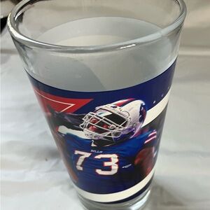 NFL Buffalo Bills Player Dion Dawkins Glass